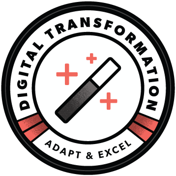 Service digital transformation badge