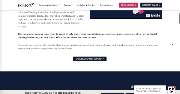 Skillsoft, Lean into Learning